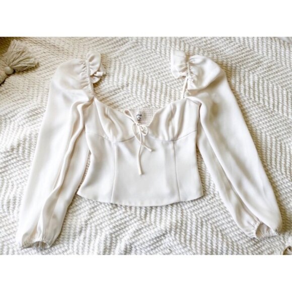 Wilfred Novella ls blouse M birch off wht - Picture 3 of 3